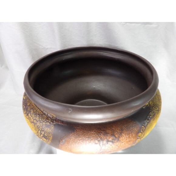 Royal Haeger Earthenware Bowl Planter - Picture 2 of 7